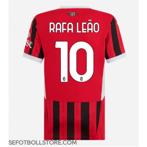 AC Milan Rafael Leao #10 Replika Hemmatröja Dam 2024-25 Kortärmad